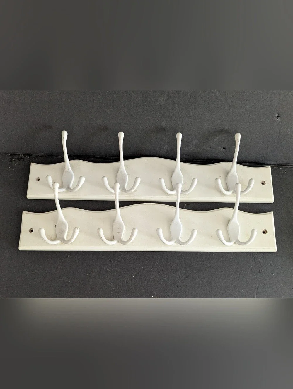 Shelves Wall Decor Rack White Wall Mounted Bundle Two 18 x 3.5